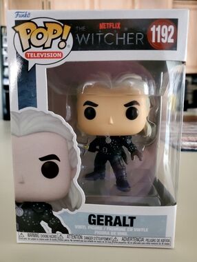 TWO UNOPENED FUNKO POP! GERALT THE WITCHER & THE NOTORIOUS B.I.G. WITH CROWN